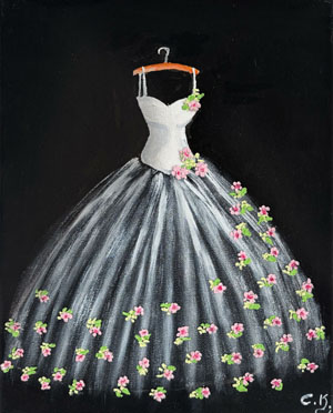 24 × 30 cm, Acyl, Strukturpaste, Bildnummer 14