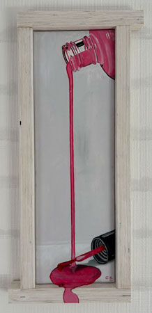50 × 20 cm (mit Rahmen: 67 × 27 cm), Acryl, Bildnummer 23