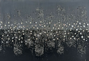 60 × 40 cm, Acryl, Spiegelsteine, Perlen, Bildnummer 24