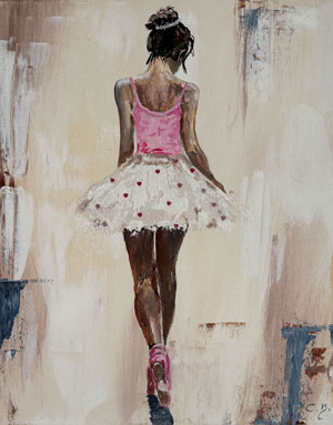 24 × 30 cm, Acryl, Strukturpaste, Perlen, Bildnummer 31