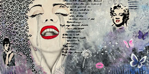 100 × 50 cm, Acyrl, Airbrush, Glitzer, Bildnummer 41