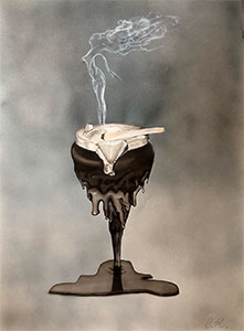 50 × 70 cm, Airbrush, Bildnummer 63b