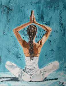 24x30 cm, Acryl, Bildnummer 101