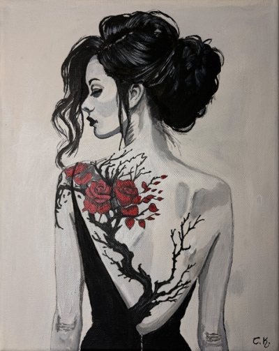 Bildnummer 96: Acryl, 24 ✕ 30 cm