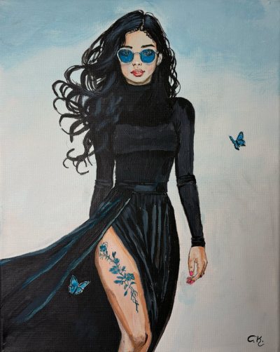 Bildnummer 93: Acryl, 24 ✕ 30 cm