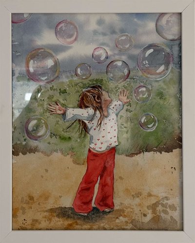 Bildnummer 58: Aquarell, 26 ✕ 32 cm