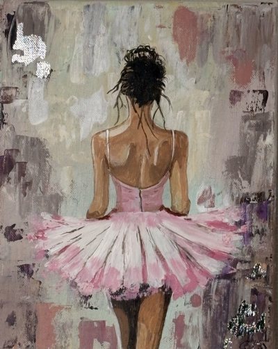 Bildnummer 4: Acryl, Blattsilber (künstlich), Strukturpaste, 24 ✕ 30 cm