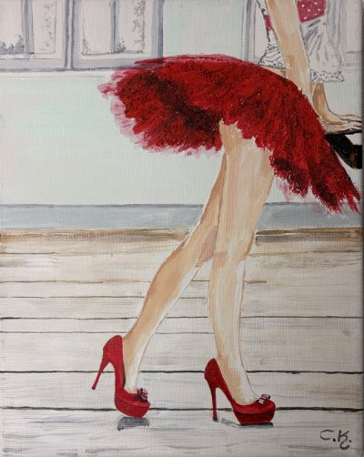 Bildnummer 94: Acryl, Strukturpaste, 24 ✕ 30 cm