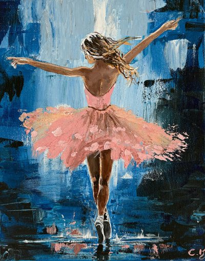 Bildnummer 6: Acryl, Strukturpaste, 24 ✕ 30 cm