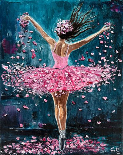 Bildnummer 7: Acryl, Strukturpaste, 24 ✕ 30 cm