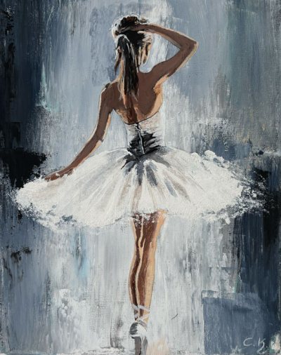 Bildnummer 9: Acryl, Strukturpaste, 24 ✕ 30 cm