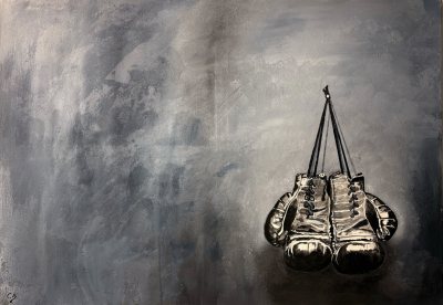 Bildnummer 93: Acryl, Strukturpaste, 70 ✕ 100 cm