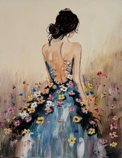 Bildnummer 12: Acryl, Strukturpaste, 24 ✕ 30 cm