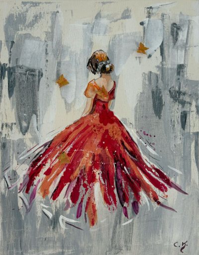 Bildnummer 34: Acryl, Strukturpaste, 24 ✕ 30 cm